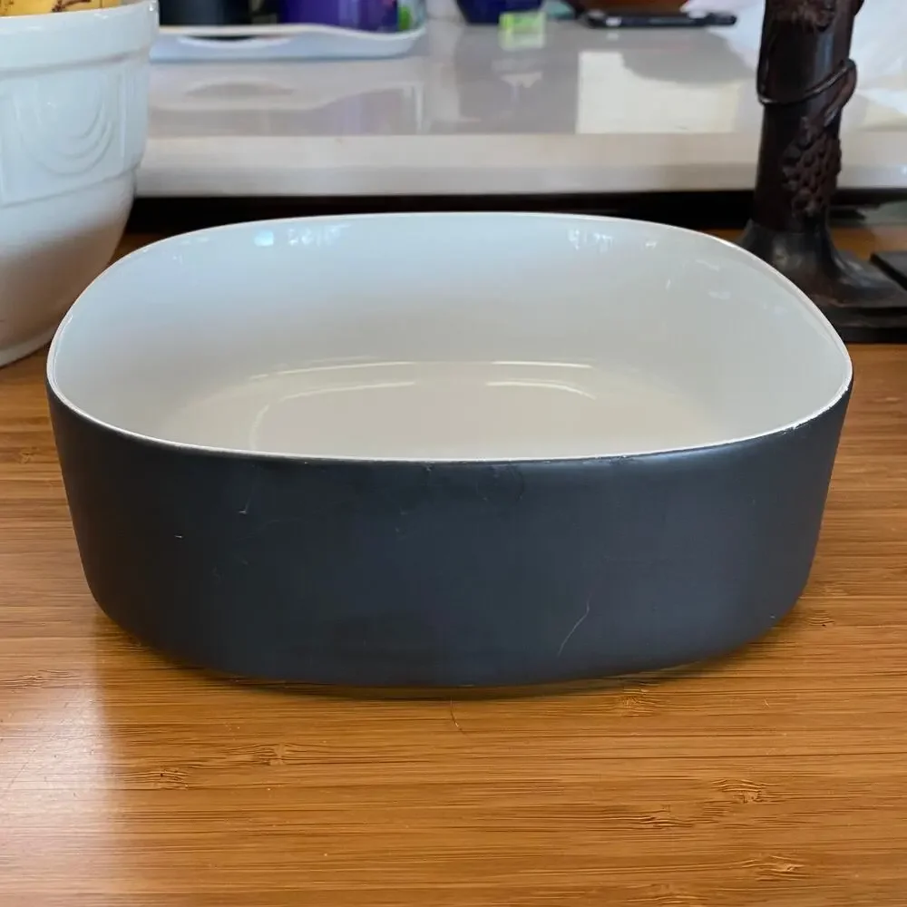 Block Langenthal Transition 8” Square Porcelain‎ Baking Dish Vegetable Bowl